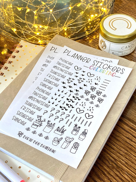 Doodle Planner Sticker Pack