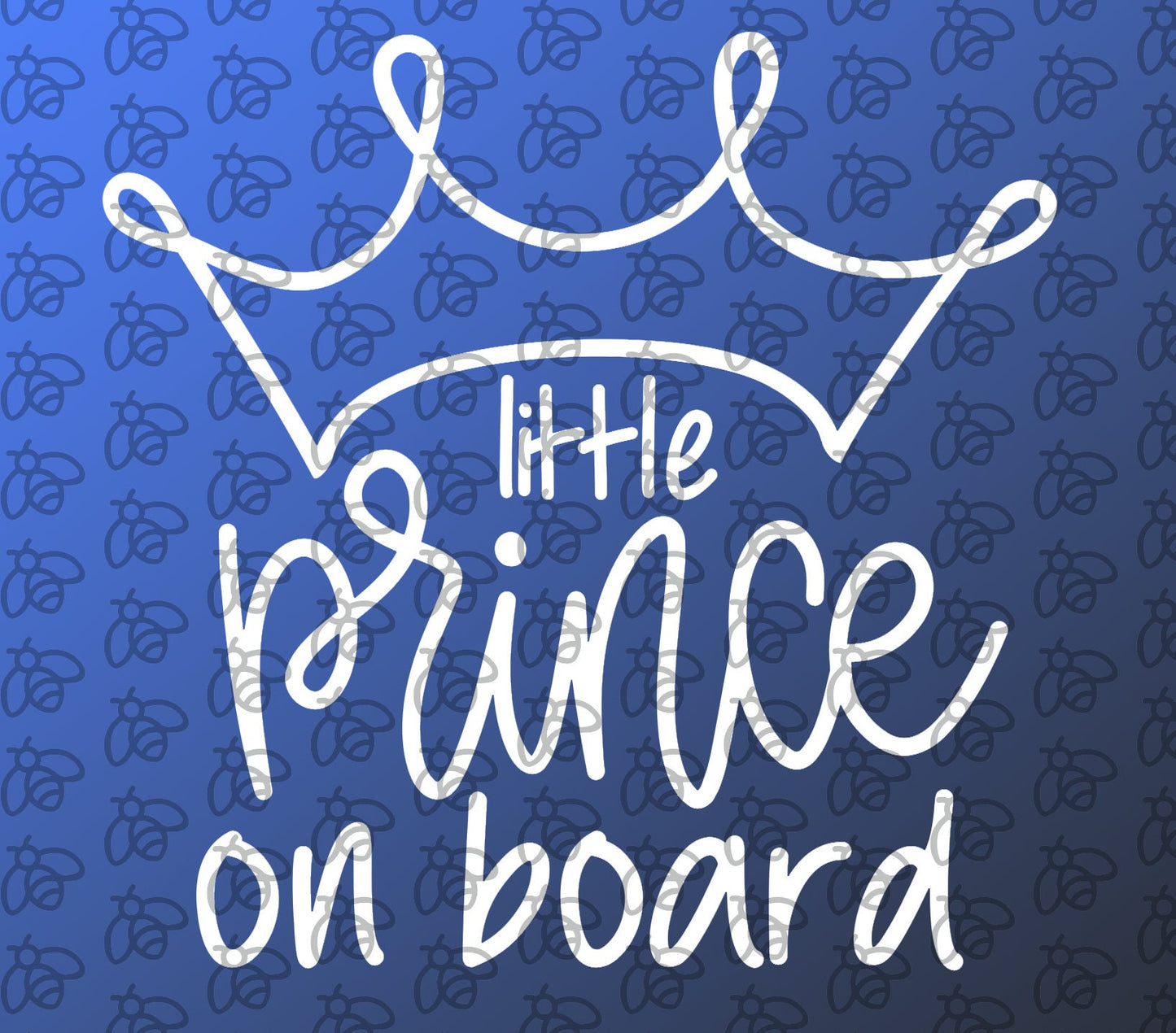 Princess or Prince On Board Decal for Car