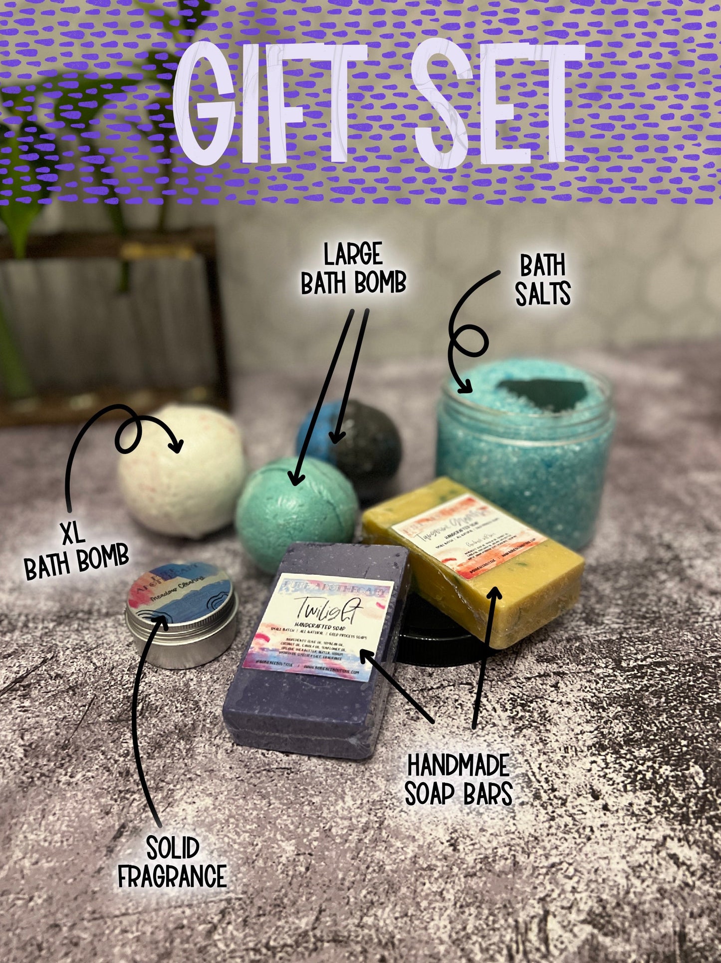 Relaxing Bath Gift Set - Lux